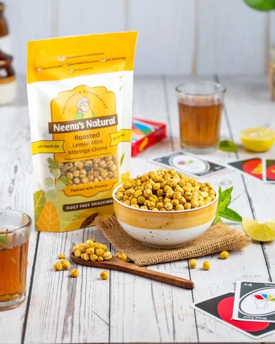 Roasted Lemon Mint Moringa Chana - Neenu's Natural - Freshmills