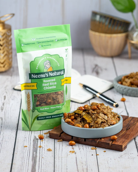 Roasted Red Rice Chiwda - Neenu's Natural - Freshmills