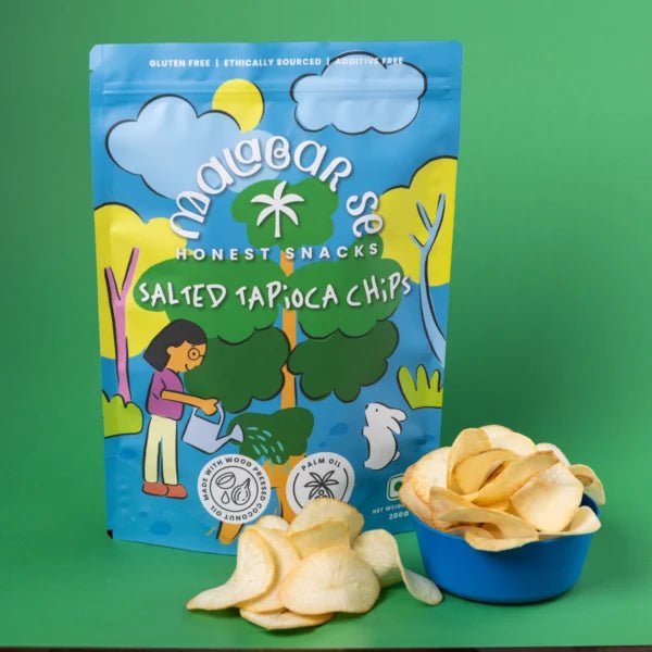 Salted Tapioca Chips - Malabar se - Freshmills