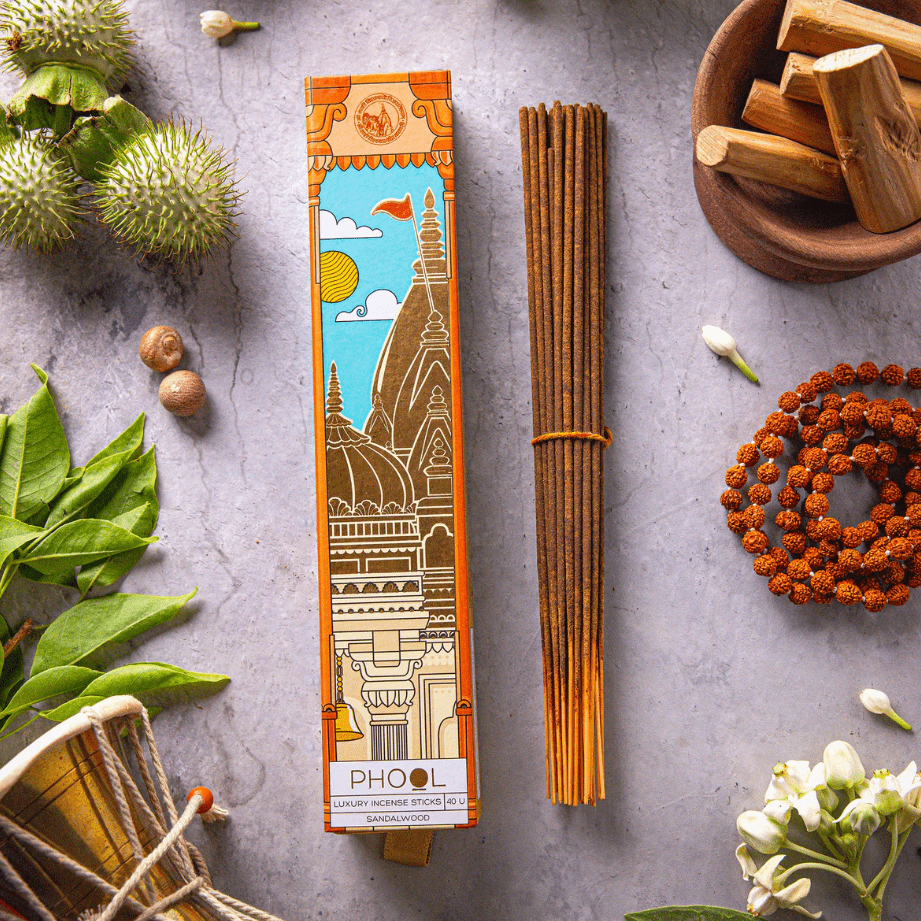 Sandalwood Incense Sticks - Phool - Freshmills