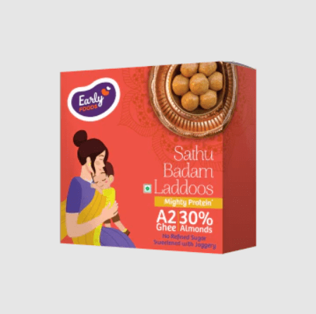 Sathu Badam Laddoos - Early Foods - Freshmills