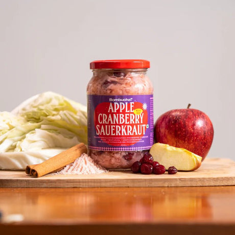 Sauerkraut - Apple Cranberry & Cabbage - Bombucha - Freshmills