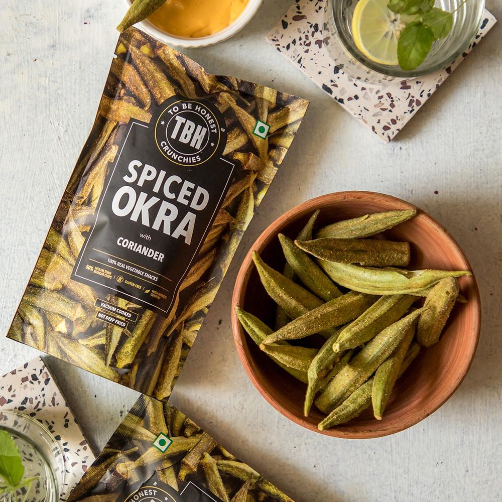 Spiced Okra with Coriander - TBH - Freshmills