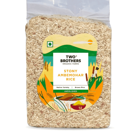 Stony Ambemohar Rice Unpolished - Two Brothers - Freshmills