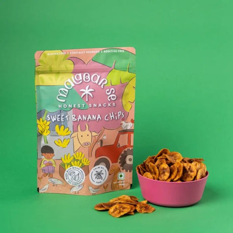 Sweet Banana Chips - Malabar se - Freshmills
