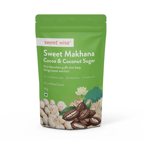 Sweet Makhana Cocoa & Coconut Sugar - Sweet Wise - Freshmills