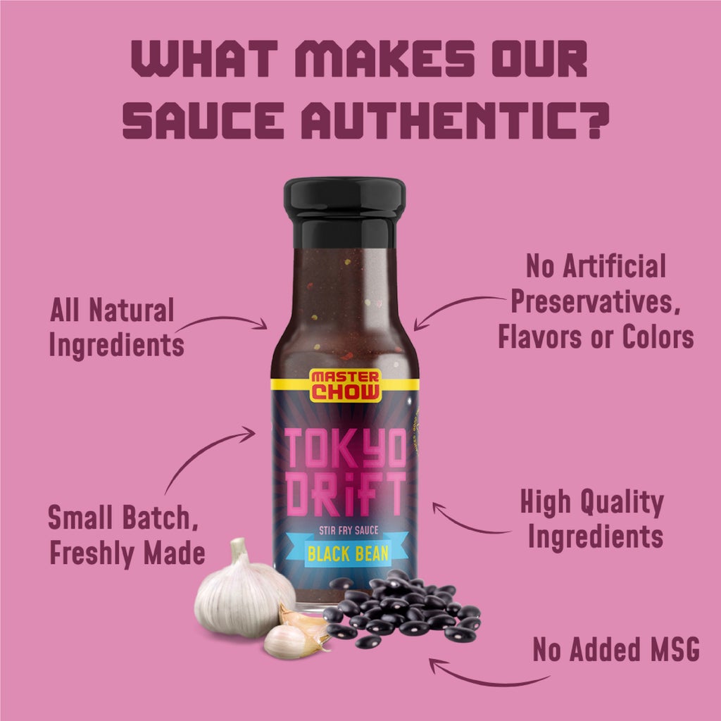 Tokyo Drift - Black Bean & Garlic (Stir-Fry Sauce) - Master Chow - Freshmills