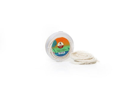 Twisted Puja Wicks (White) - Swaha - Freshmills