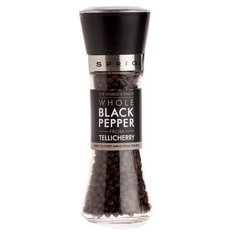 Whole Black Pepper -Tellicherry Garbled Special Extra Bold - Sprig - Freshmills