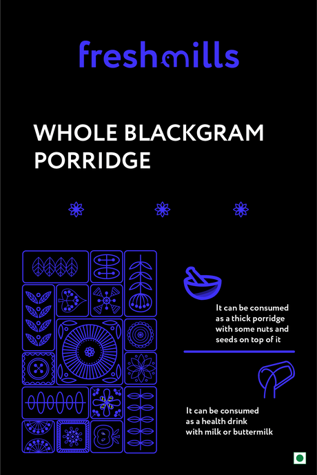 Whole Blackgram Porridge - Freshmills - Freshmills