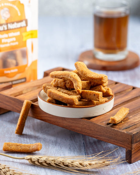 Whole Wheat Fingers - Namak Paare - Neenu's Natural - Freshmills