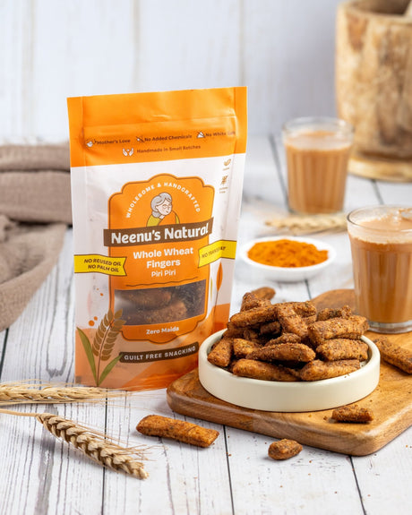 Whole Wheat Fingers - Peri Peri - Neenu's Natural - Freshmills