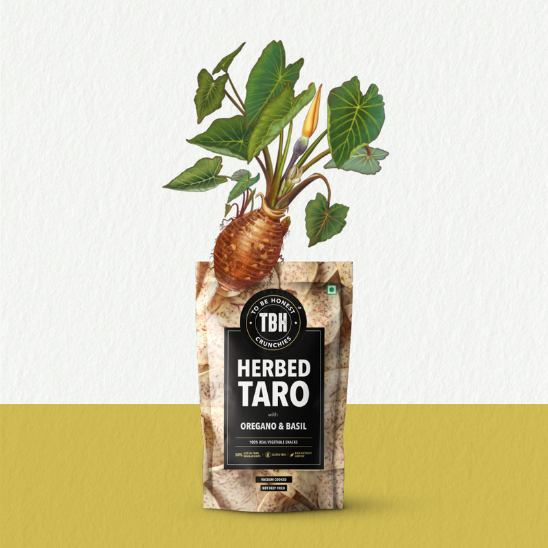Herbed Taro with Oregano & Basil