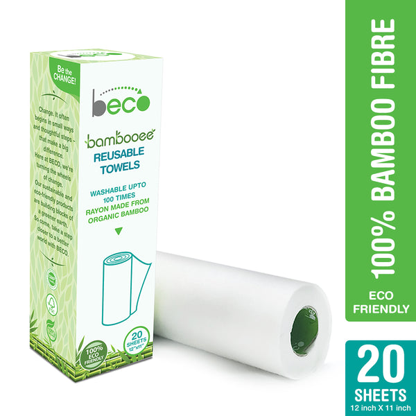 Bambooee Reusable Kitchen Towel Roll - 20 Sheets