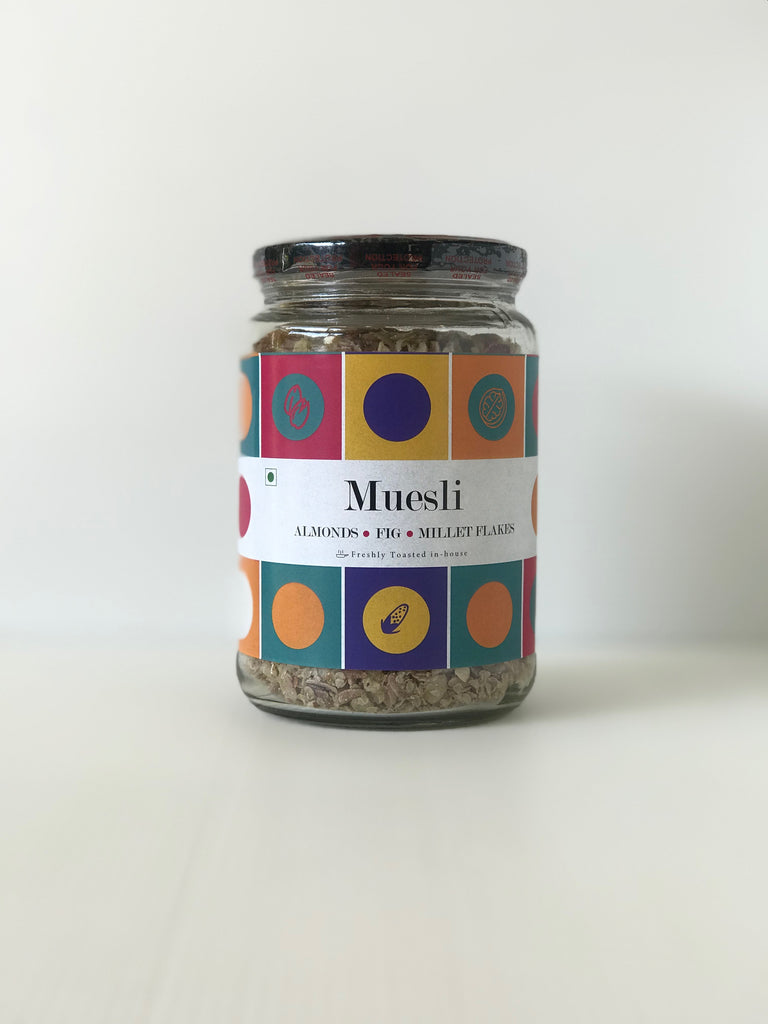 Freshmills Museli With Almonds, Fig & Millet Flakes