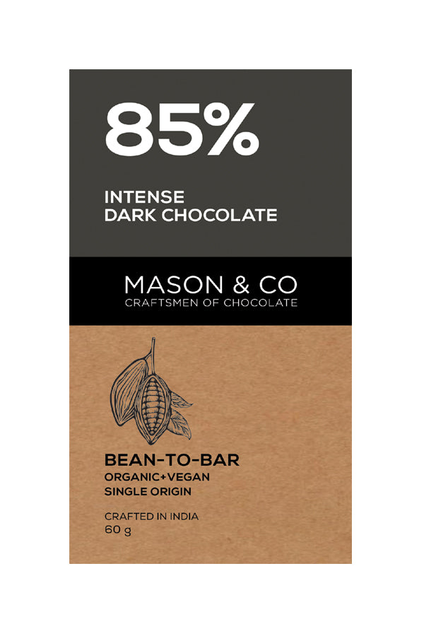 85% Intense Dark Chocolate Bar