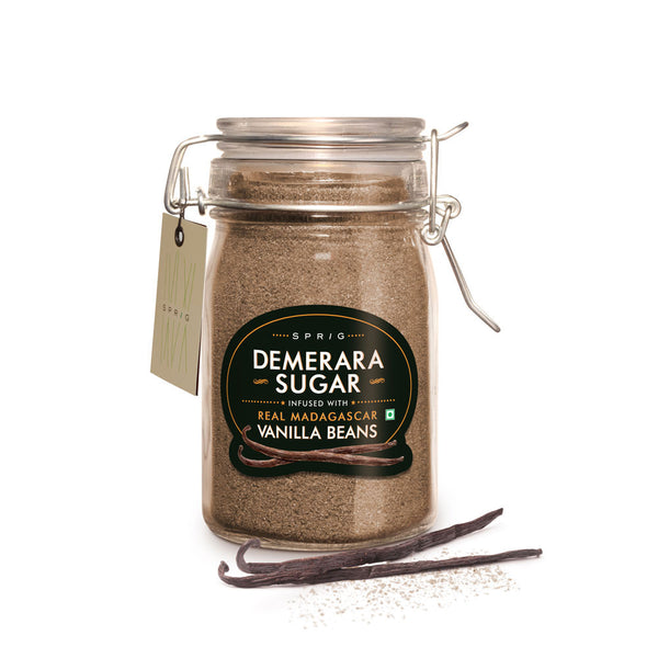 Demerara Sugar Infused with Real Madagascar Vanilla 175g