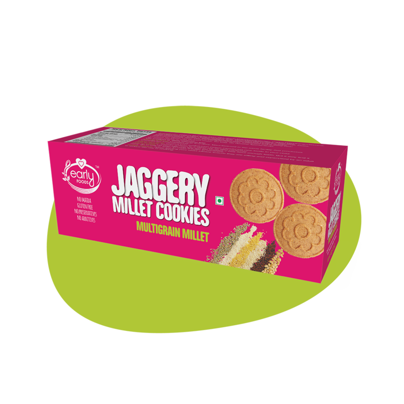Multigrain millet Jaggery Cookies